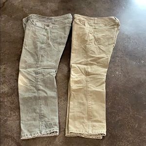 KUHL men’s cargo khakis 32x30 pants 2 pair